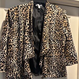 Dressbarn Animal Print Jacket